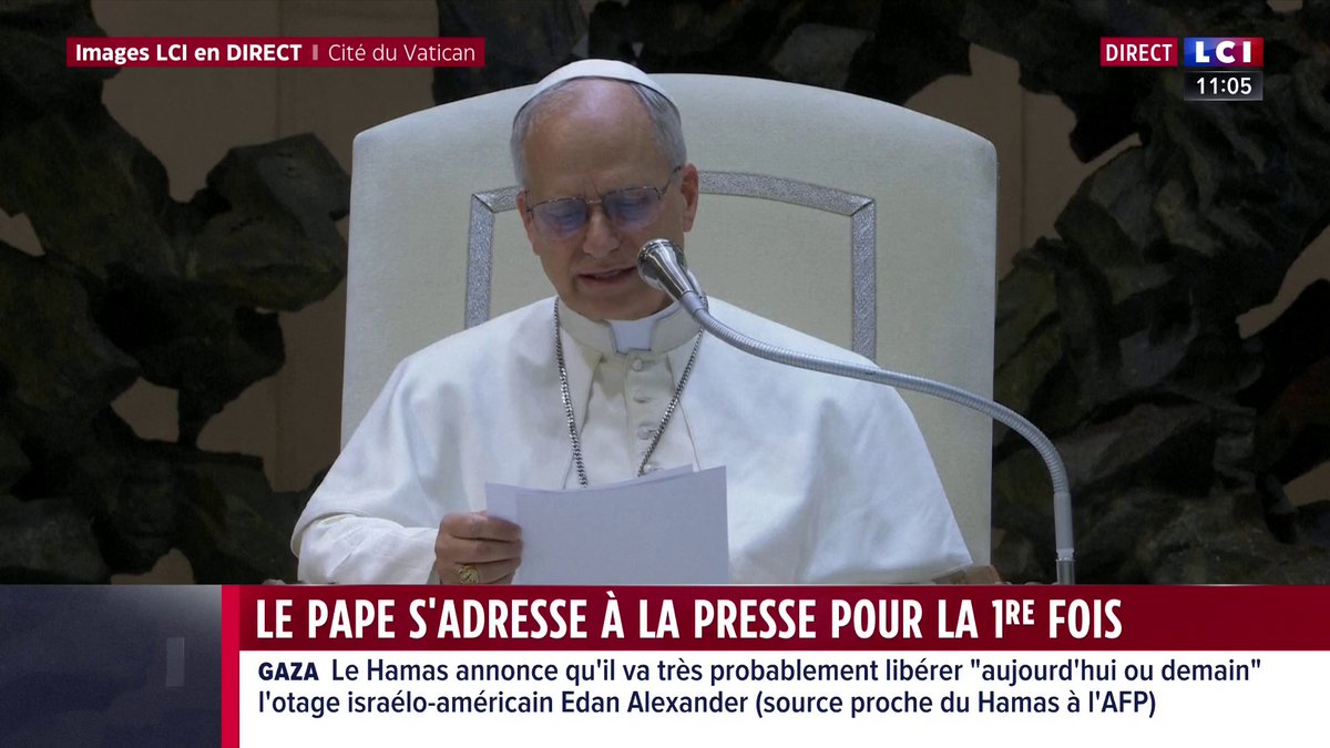 "Seuls des peuples informรฉs peuvent opรฉrer des choix libres" : Lรฉon XIV