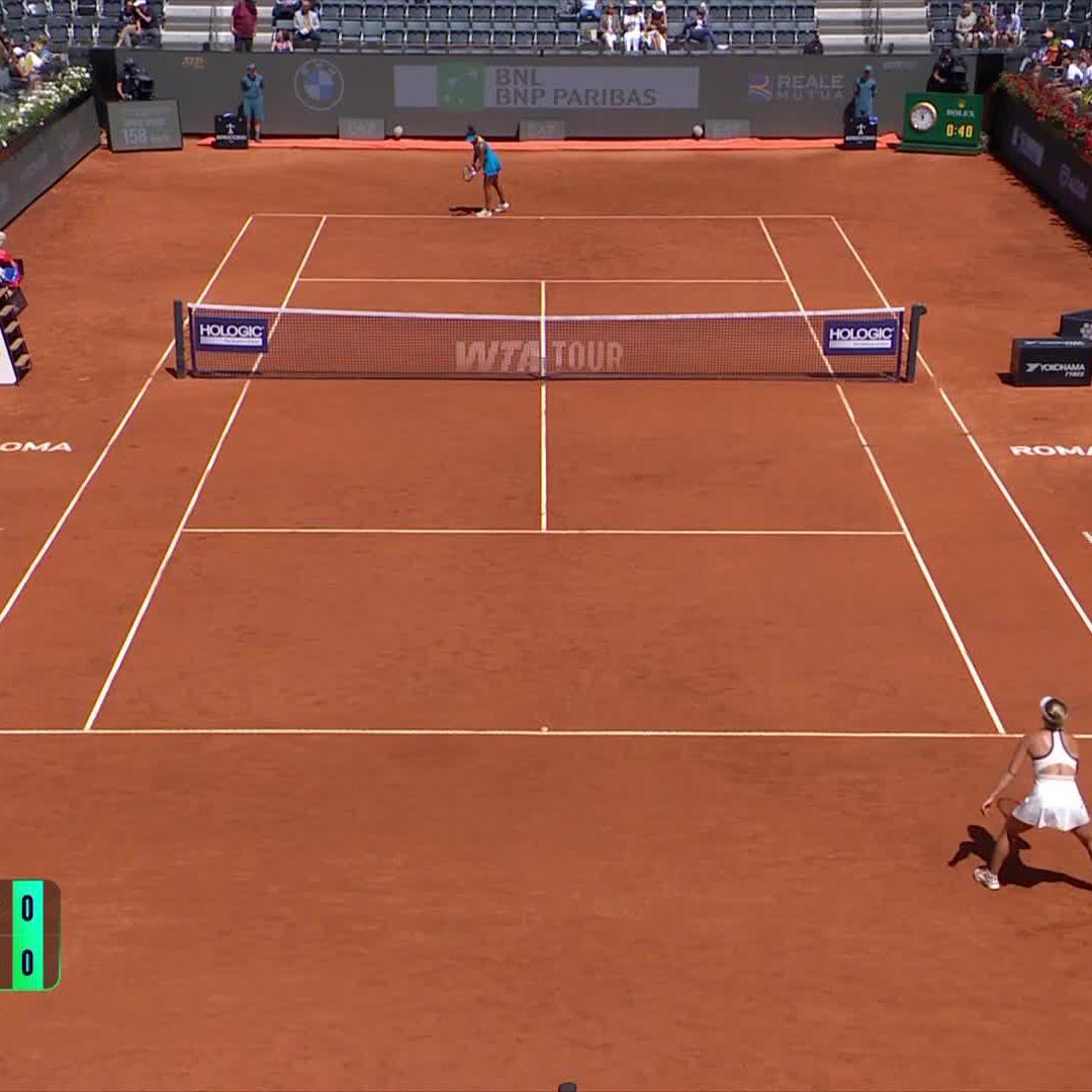 first point of the second set 😮‍💨 NaomiOsaka大坂なおみ | #IBI25