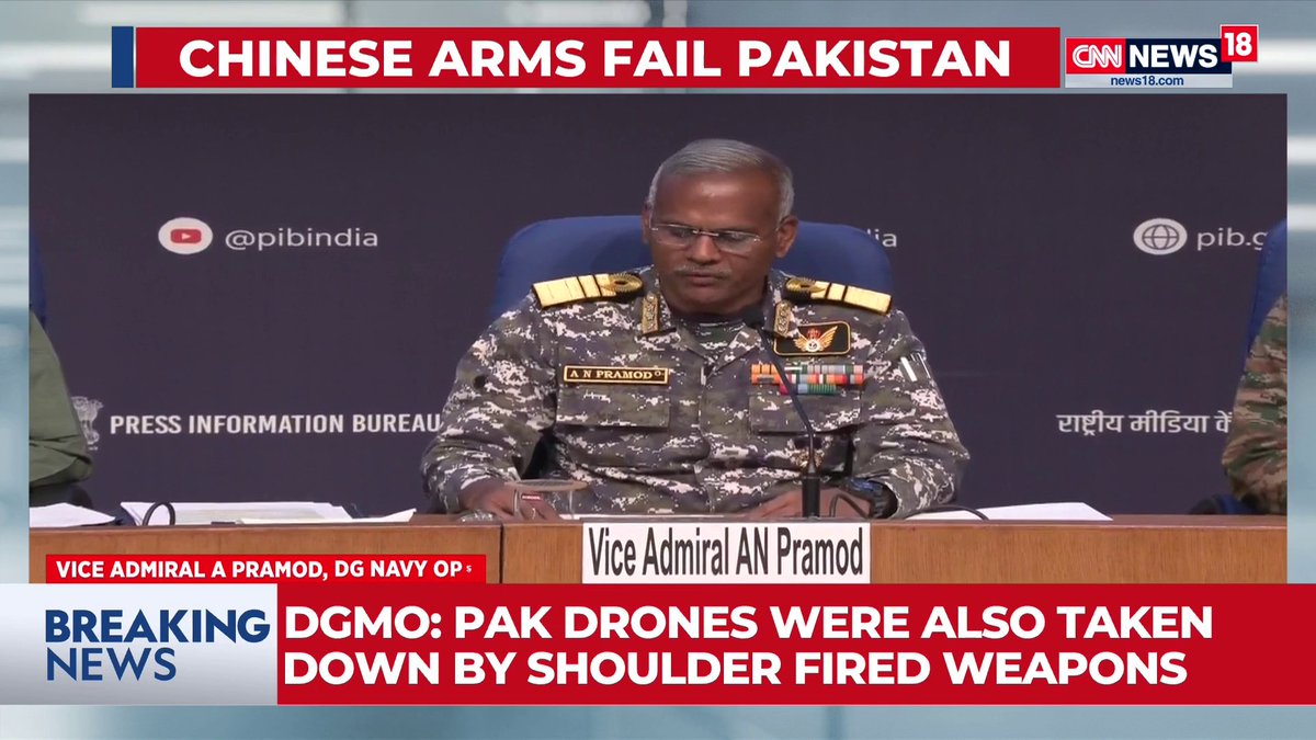 DGMO Indian NAVY: All Grids were in Place. All systems were alligned. Not a single Fighter of PAF came in near several HUNDRED kms of Indian Navy. We were READY