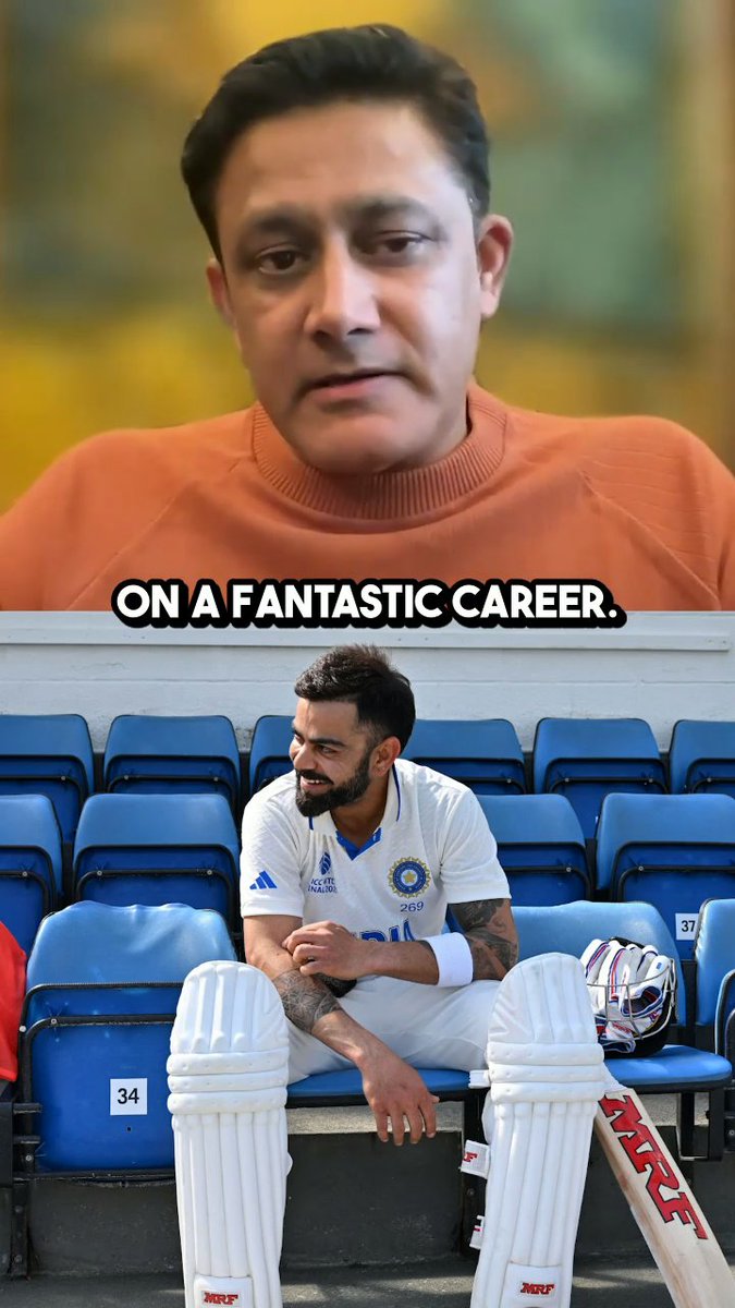 'A massive surprise' Anil Kumble's message to Virat Kohli 🗣️