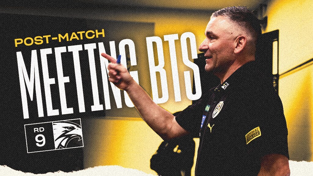 We take you inside the post-match meeting, as Ooze addresses the players and their mums following the win over West Coast 🗣️
