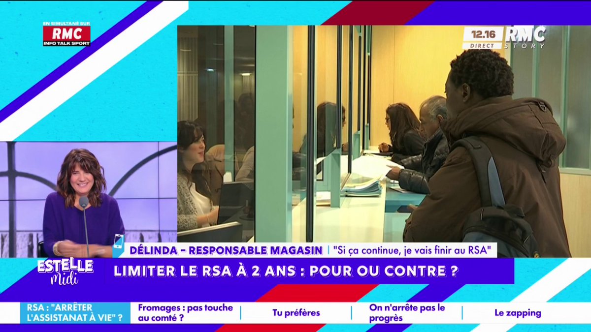 💶 Limiter le RSA à 2 ans 📞 Délinda : "J'ai un super CV, je coche toutes les cases des entreprises dans lesquelles j'ai postulé, ça fait la 4e entreprise qui me dit "à partir de 45 ans, on n'arrête d'embaucher" ! Je suis plus dynamique qu'une personne de 25 ans !" #EstelleMidi