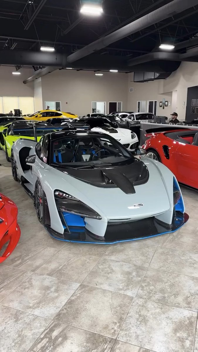 2019 McLaren Senna Coupe | 1 of 3 in Dove Grey | Asking Price: $1,329,800 With just 1,300 miles, a $1.3M+ spec, Azura Blue accents, gloss carbon fiber, and MSO upgrades throughout, this is a collector-grade example of McLaren’s most extreme track-focused machine!