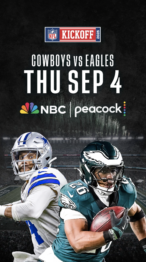 Let’s start this thing off right. 🔥 The Cowboys and Eagles are ready to do battle to kick off the 2025 NFL season!