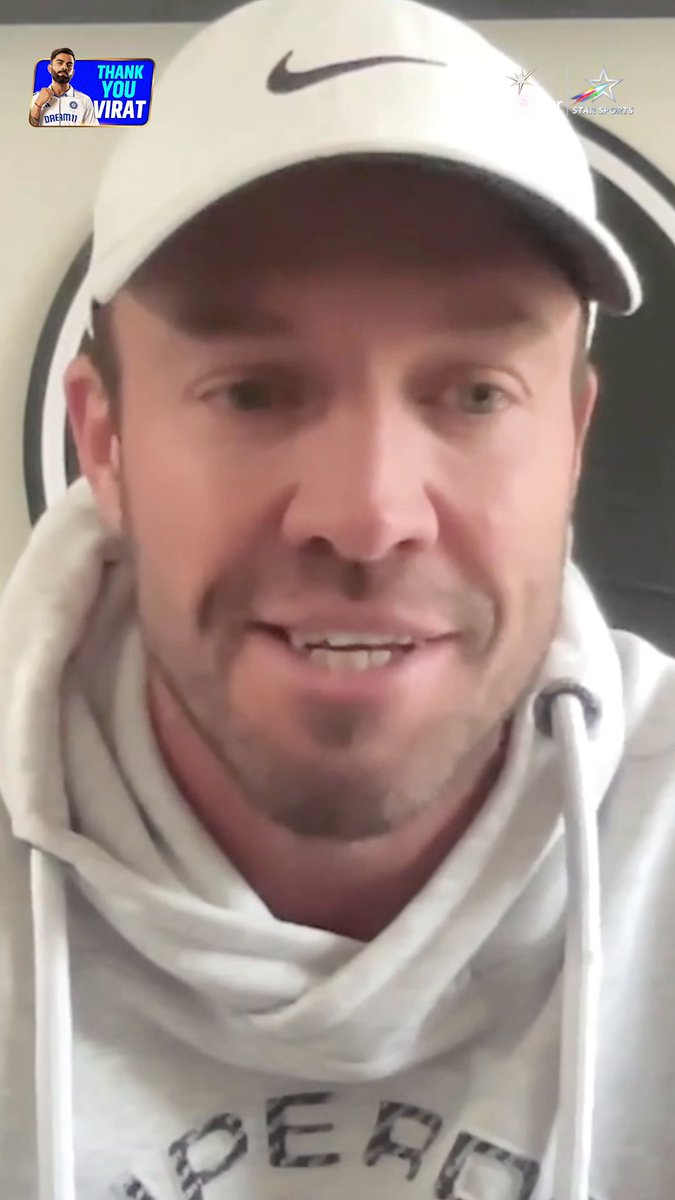 AB De Villiers talking about the Test retirement of Virat Kohli. 🥹