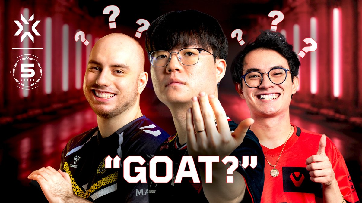 Greatest player? Greatest play? Greatest match? #VCT pros were put on the clock to answer what they think are some of VALORANT’s GOATs of the last 5 years.