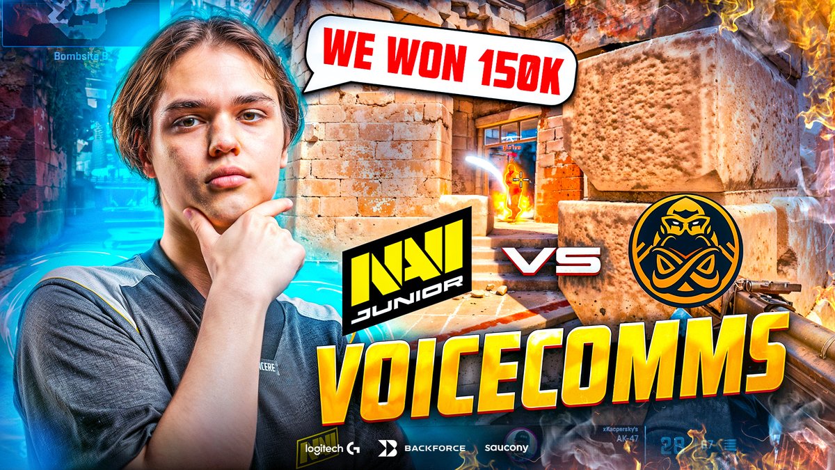 How does it sound to beat ENCE in the YaLLa Compass Spring 2025 Grand Final? Watch and listen in the our new voice comms! 📽️ #NAVIJunior #CS2 #navination