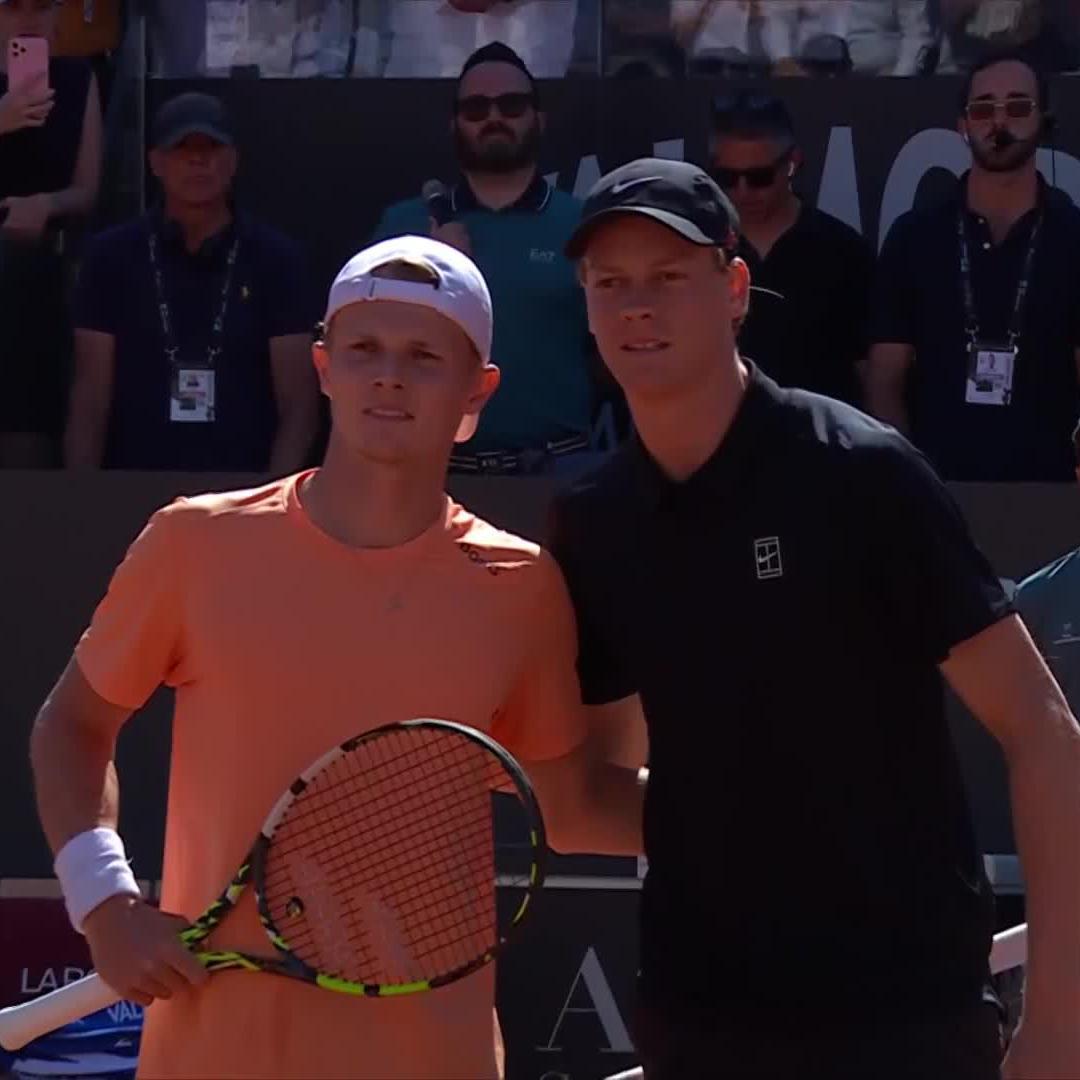 Sinner time ⏰ Jannik takes on De Jong in Rome #IBI25 😮‍💨 LIVE STREAM: