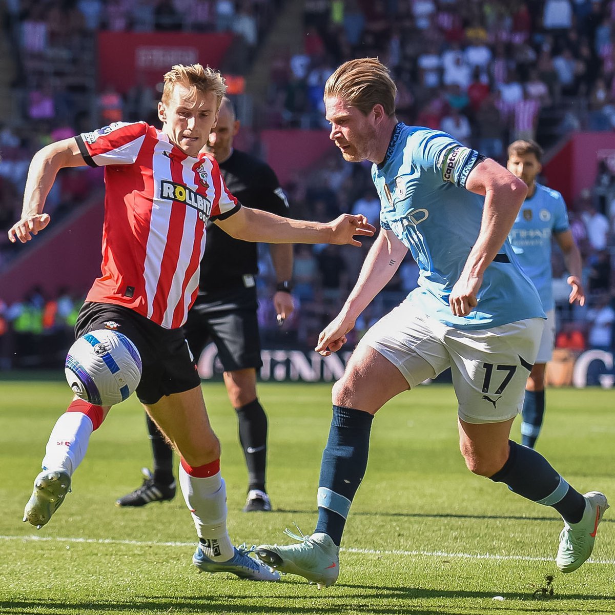 St Mary's at full volume ๐ Take a pitchside view of Saturday's BIG shift ๐ค