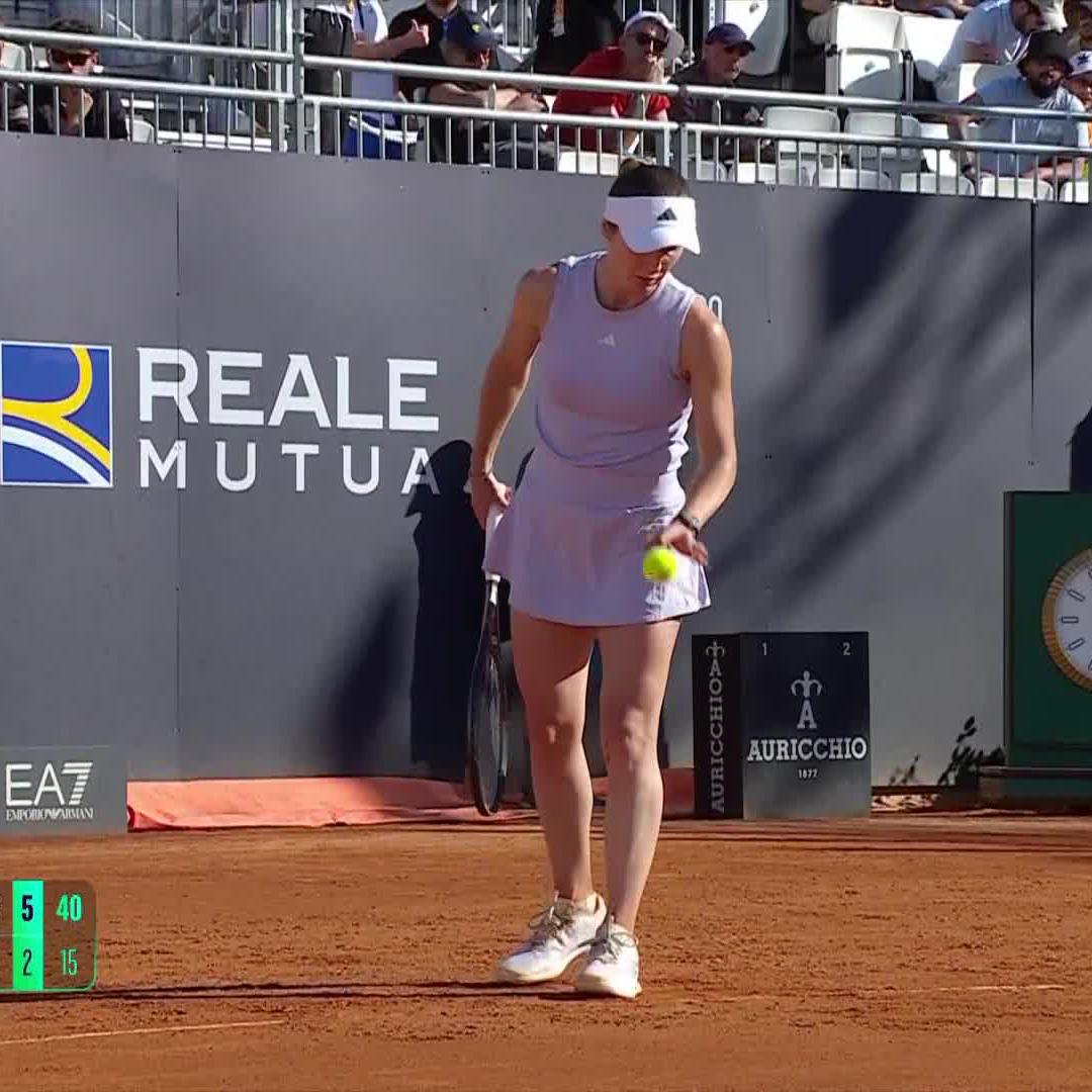 She’s simply sensational 🤩 Elina Monfils played an exceptional match in order to secure her spot in the quarterfinals, defeating Collins 6-4, 6-2. #IBI25