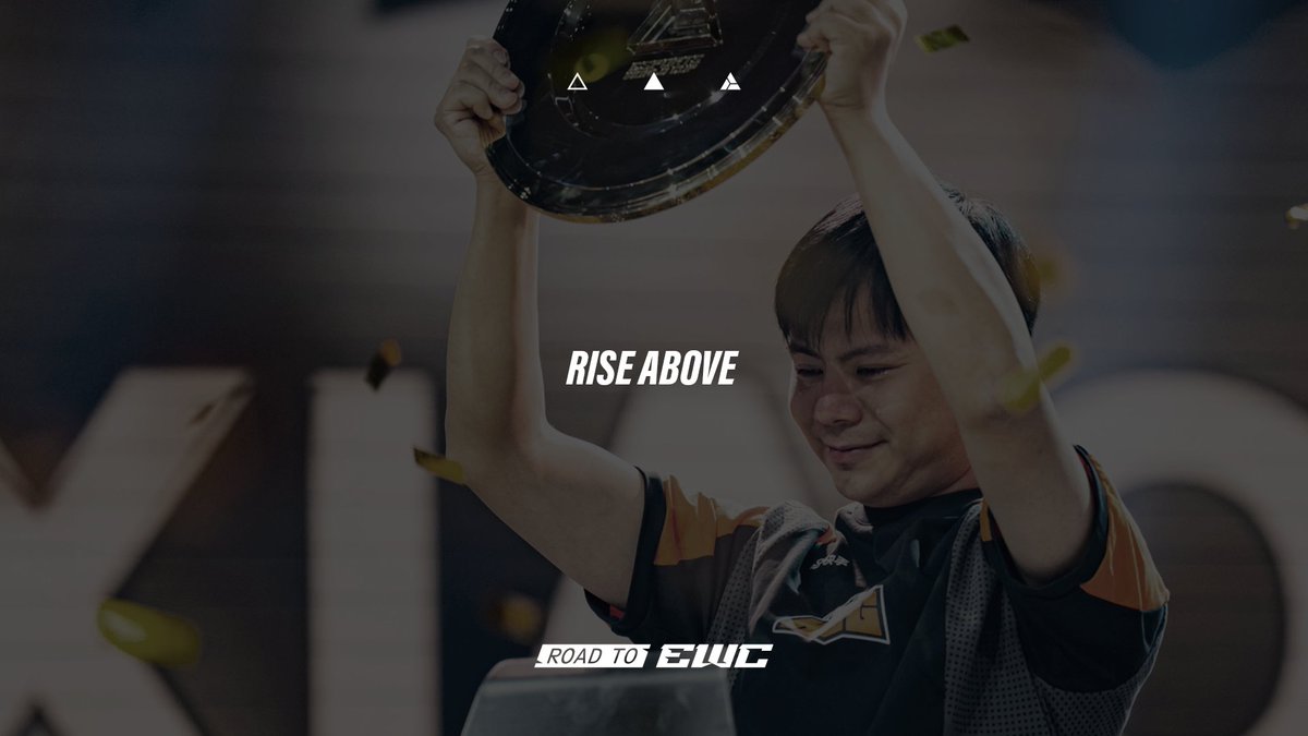 It was his moment to Rise Above. Now, he leads the charge on the Road to EWC. He is 曾卓君 👏