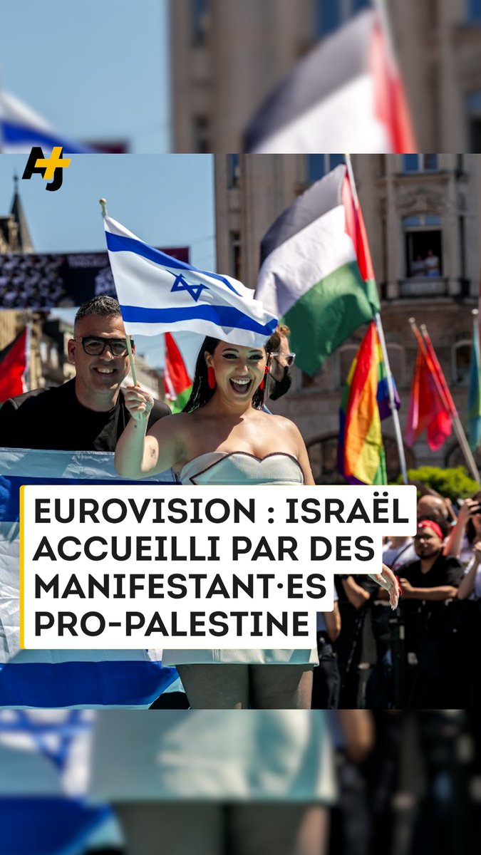 La parade des délégations candidates à l’Eurovision a été marquée par une manifestation contre la participation d’Israël. Le concours doit se tenir en Suisse jusqu’au 17 mai.