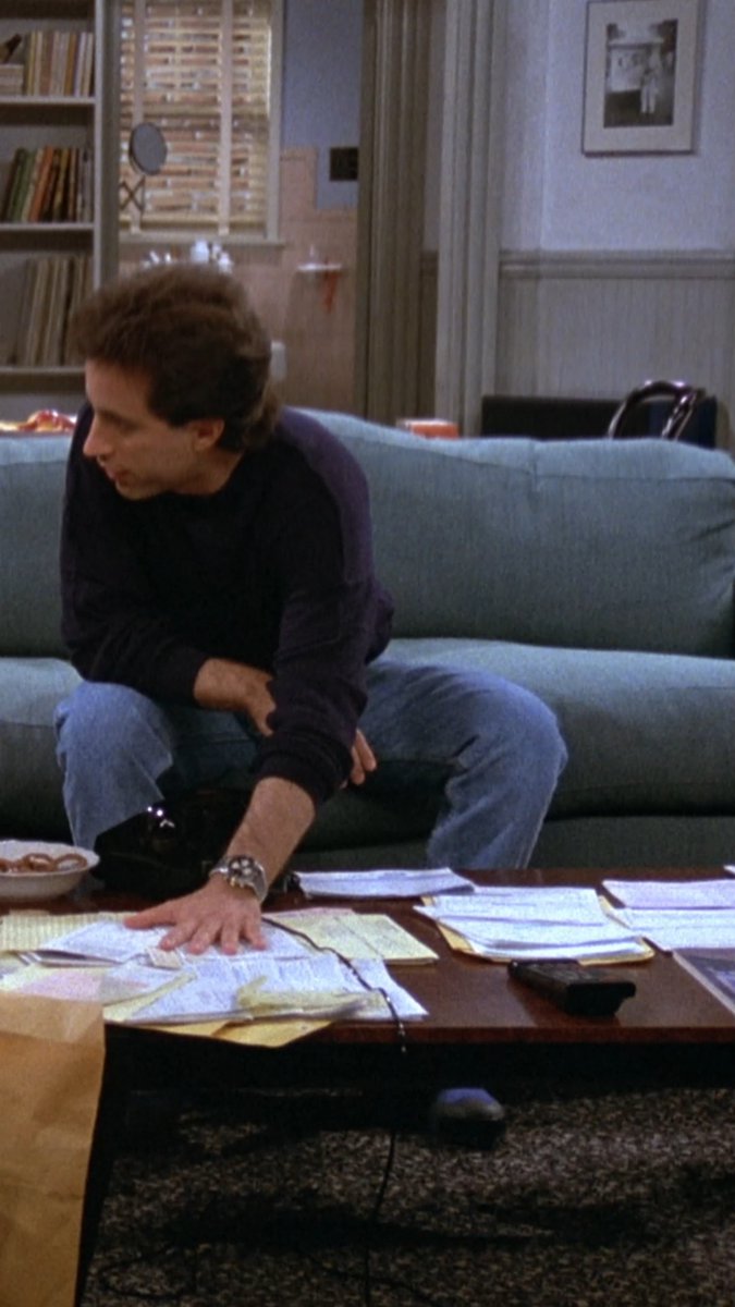 Does he evade taxes or do taxes evade HIM? Stream the complete series on Netflix. #Seinfeld