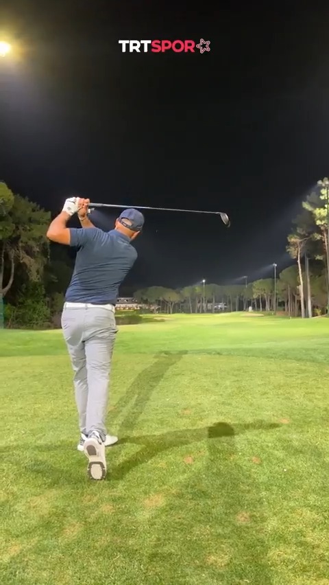 Gece golfü ve büyüleyici atmosferi... 😍 🏌️‍♂️ Atay Yeyin ⛳ National Golf Club #TRTSporDijital