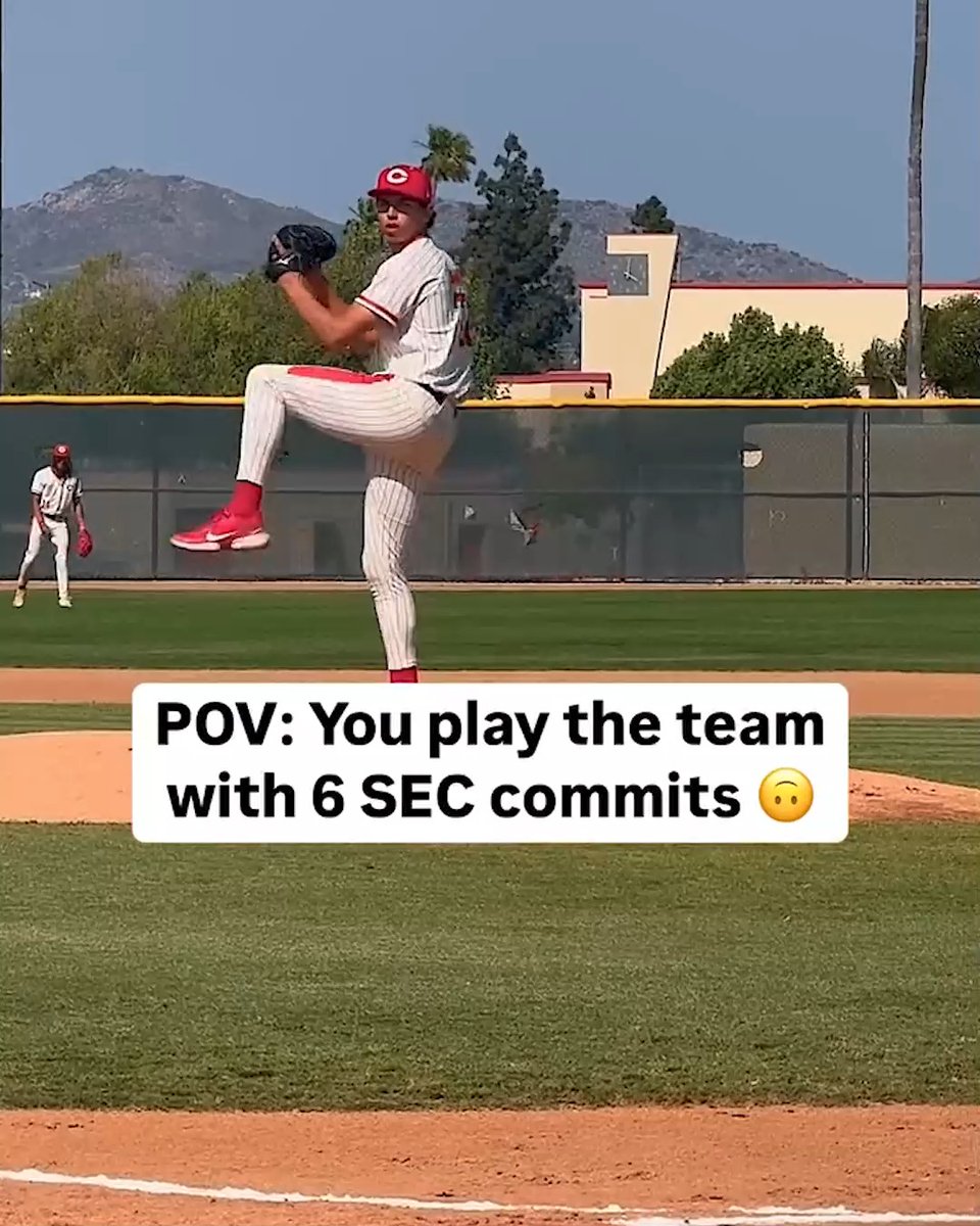 California HS Baseball is different 😳 (via etsbsbl/TT)