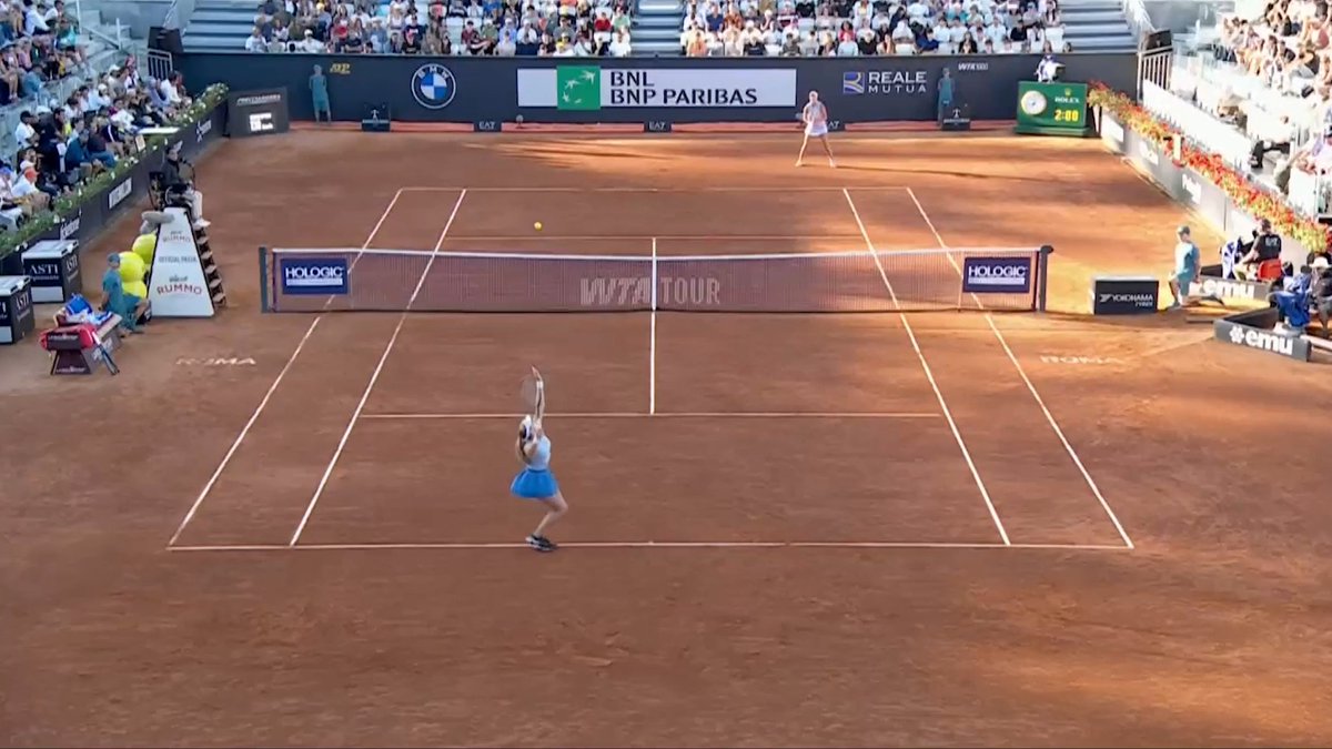 Mirra Andreeva hit a winner but was forced to replay the point after the court lights turned on mid-rally. Do you agree with the umpire's call? 🤔 #IBI25