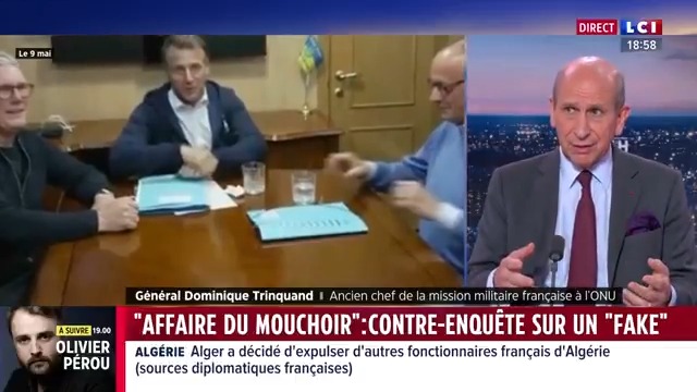 ▶️#Macron - Affaire du mouchoir : l’incroyable fake news : “Ce type de manipulation est connu, répertorié depuis longtemps, mais ce qui change, c’est que la France a complètement changé de position, maintenant, elle est passée à l’offensive.” Dominique Trinquand #24hPujadas #LCI #La26 ⤵️