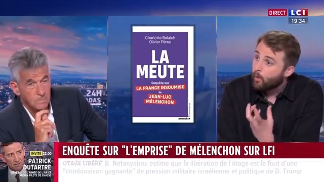 ▶️#Littérature - Enquête au cœur du système Mélenchon : “La direction de LFI a été surprise par la sortie et l’ampleur des révélations du livre. Et, ce n’est pas parce que le livre est publié que nous avons arrêté d’enquêter” Olivier Pérou #24hPujadas #LCI #La26 ⤵️