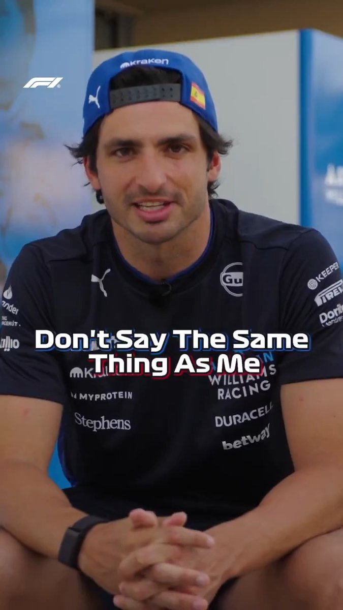 10 out of 10! 🙌 Don't say the same thing as me... Carlos and Ollie edition 🫣 #F1