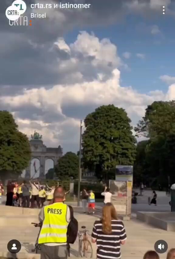 18 dana kroz 8 zemalja 24 Ultramaratonca stigli su večeras na svoj cilj Brisel✔️ Ponos Srbije🇷🇸❤️⛽️