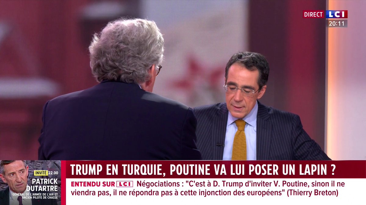 🗣️ "Il faut absolument que nous continuions à aider massivement l'Ukraine dans sa résistance héroïque parce que" Vladimir Poutine "ne s'arrêtera pas là" prévient Thierry Breton ▶️ Darius Rochebin