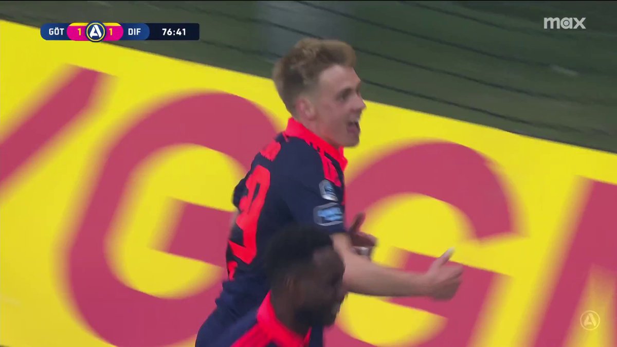2-1 Djurgården! Santeri Haarala skickar in returen! 🔵 📲 Se matchen på Max