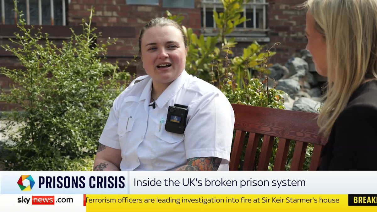 "I’d say nine out of ten of the lads we come across have been in care - especially those under 25," says Custodial Officer Sophie Lynch, as the conversation turns to the roots of the UK’s broken prison system. #PoliticsHub 📺 Sky 501 and Freeview 233