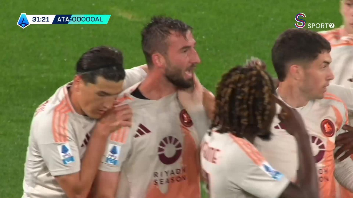 Bryan Cristante'nin golüyle Roma, Atalanta deplasmanında beraberliği yakaladı.