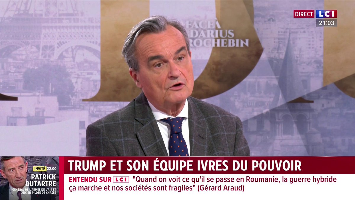 🗣️ "La social-démocratie est épuisée, et elle n'a pas réussi à rebondir" affirme Gérard Araud ▶️ Darius Rochebin