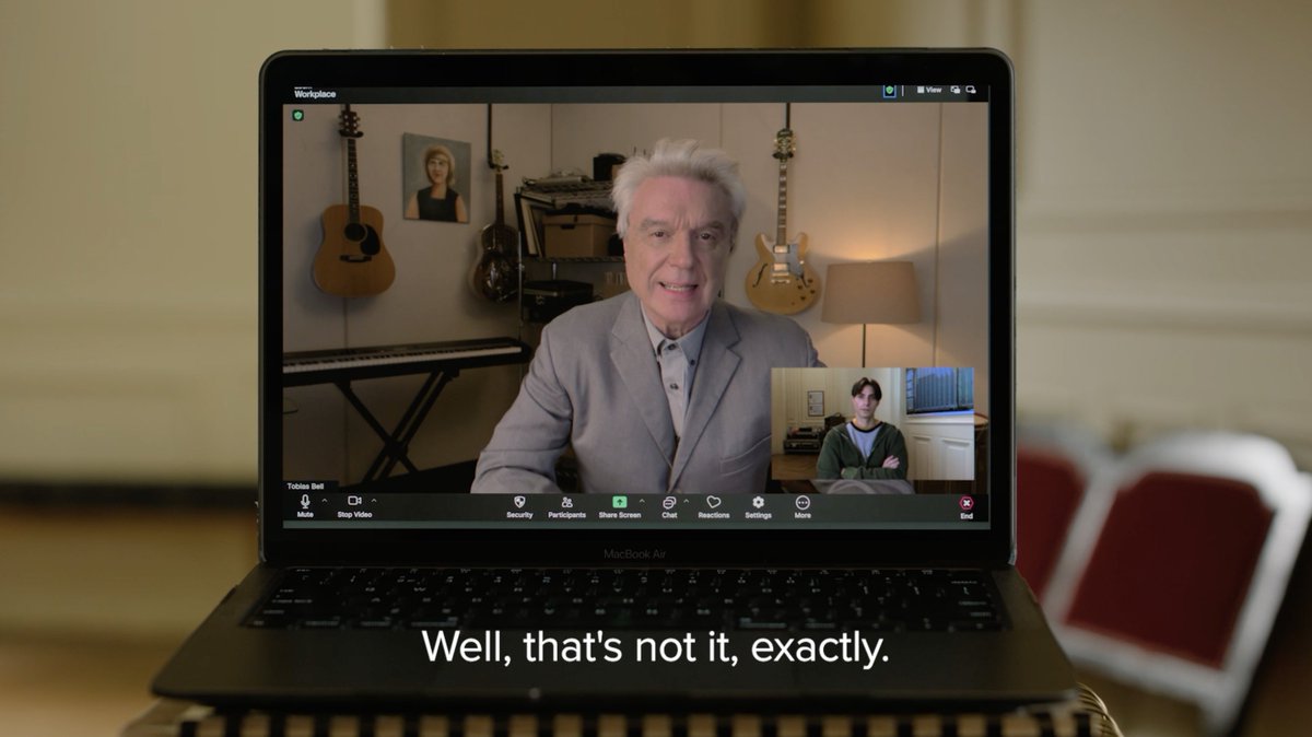 david byrne's recent cameo in the show étoile