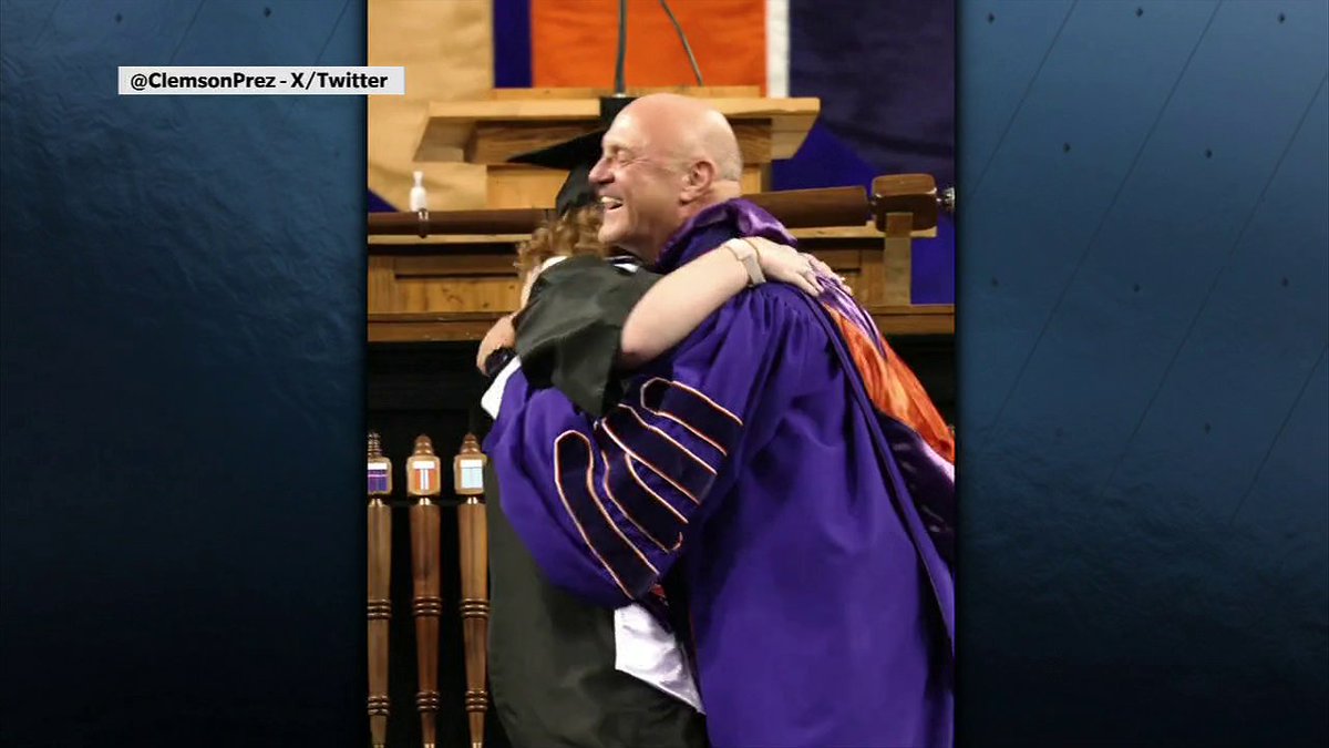 Dabo Swinney reflects on a beautiful moment between Clemson President Jim Clements and his daughter Grace 🧡