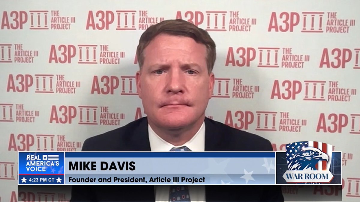 “WE’RE NOT GOING TO LET EVERY COPYRIGHTED WORK IN AMERICA, EVERY CREATOR’S HARD-EARNED WORK GET STOLEN BY THE TECH BROS SO THEY CAN MAKE BILLIONS OF DOLLARS OFF OF OTHER PEOPLE’S WORK!” - 🇺🇸 Mike Davis 🇺🇸 details the fight against big tech to protect content. Bannon’s WarRoom