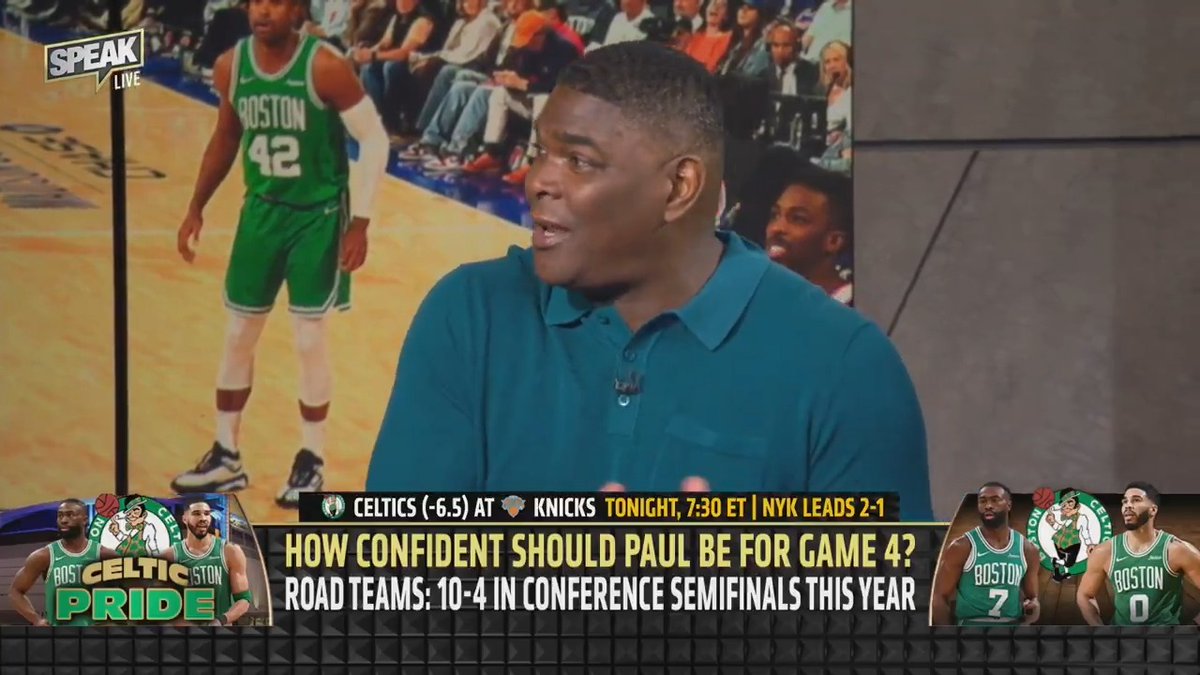 “The Knicks are shook right now! All them Tracy Morgan’s & Spike Lee’s sitting courtside and all of them legendary Knick’ players hanging out at the game, they were sick when they walked out of that arena.” — Keyshawn Johnson