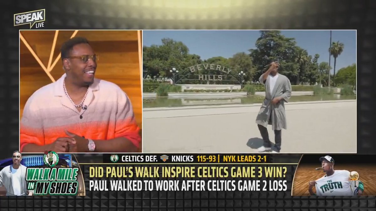Jaylen Brown messaged Paul Pierce after he walked 6 hours to work cause of the Celtics game 2 loss: "We got you OG, we dont want you walking no more" 😂