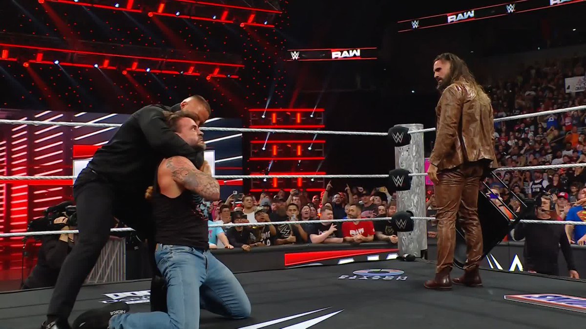 Anyone have a chair?! 👀 #WWERaw