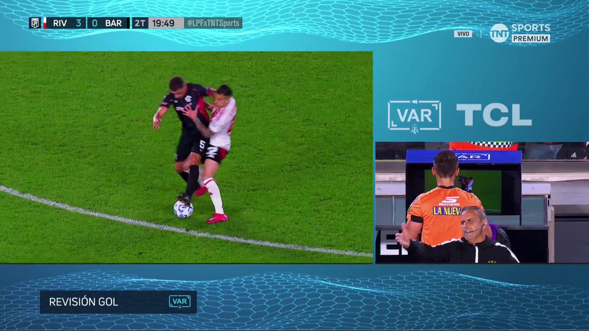 ⚠️🇦🇷 El GOL ANULADO a River ante Barracas.