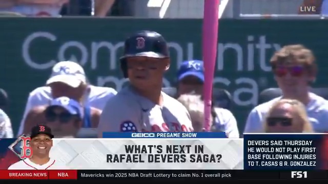 Rafael Devers said Thursday he would not play 1B for Boston following injuries to Casas and Gonzalez. Ken Rosenthal provides the latest on this saga and what it could mean moving forward: