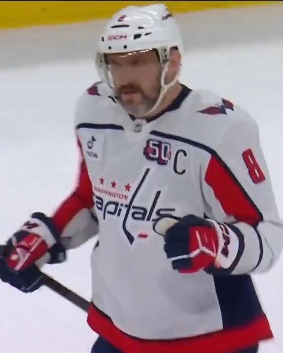 Alex Ovechkin moves to 12TH ALL-TIME ON PLAYOFF GOALS LIST ๐ฅ๐