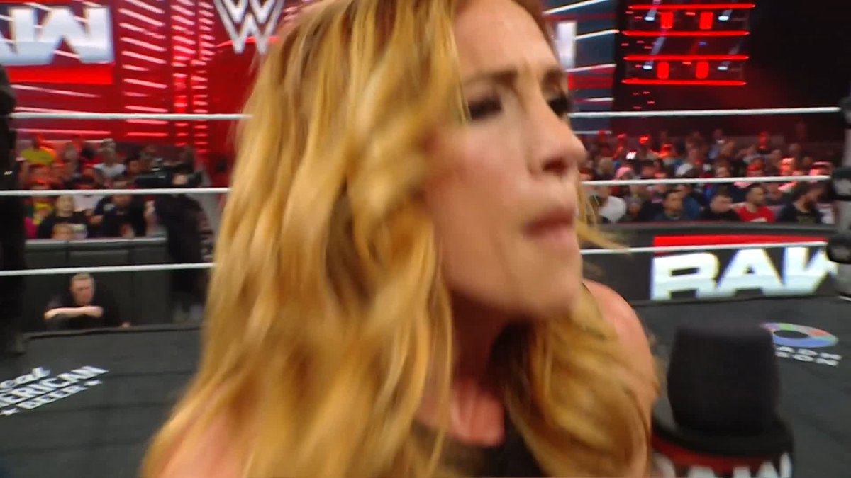 THE MAN delivers a mic drop! 🎤 #WWERaw