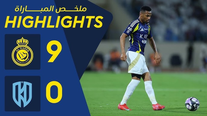 مُلخص لمُباراة #النصر 9 ✘ 0 الاخدود 🎥🔥 الجوله 31