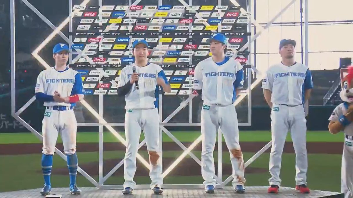 / 5/13 ヒーローインタビュー⚾️ \ 北海道日本ハム #山縣秀 選手 #五十幡亮汰 選手 #伏見寅威 選手 #伊藤大海 投手✨ #lovefighters