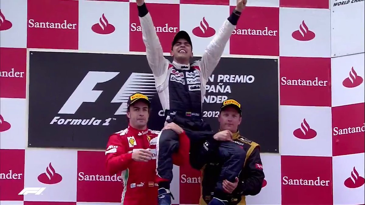 13 years ago today, Pastor Maldonado shocked the world by winning the 2012 Spanish GP 😮 This is still Williams’ last win as of right now.
