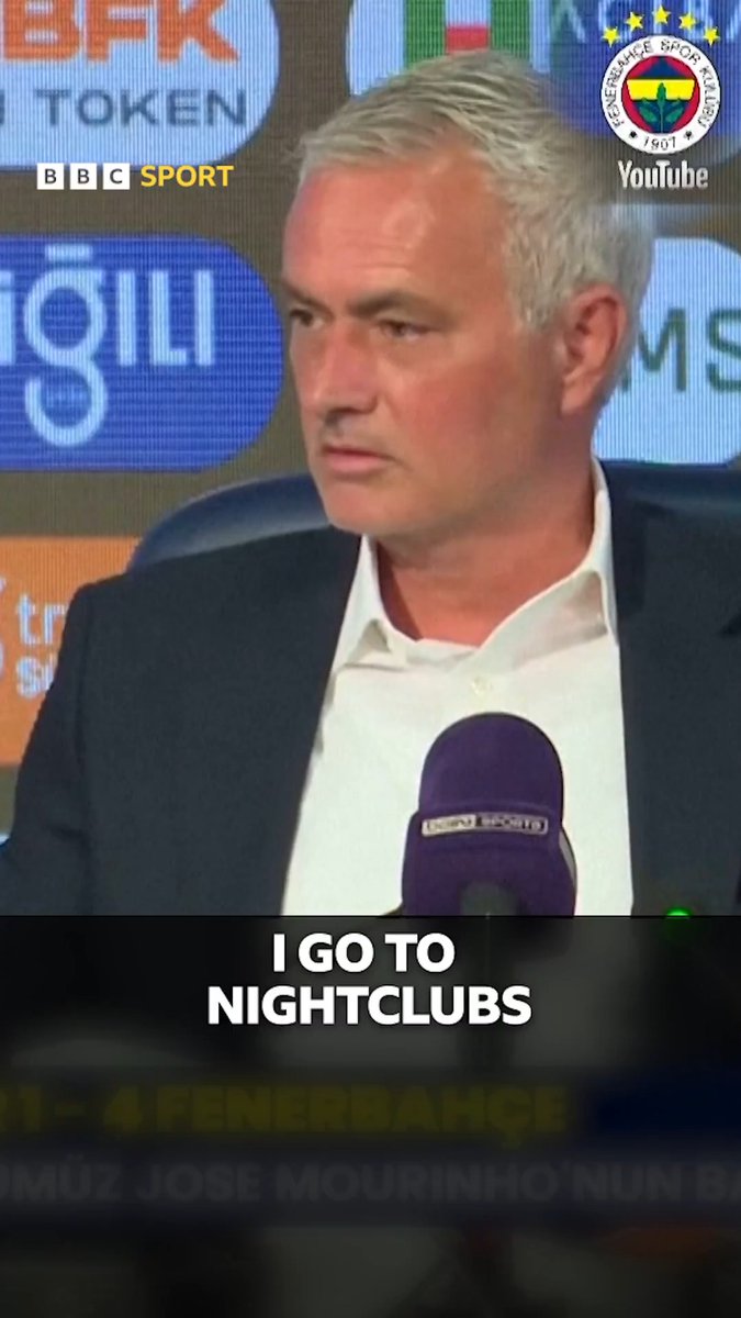 Jose Mourinho was asked how he selects his starting XI for Fenerbahce... 😅