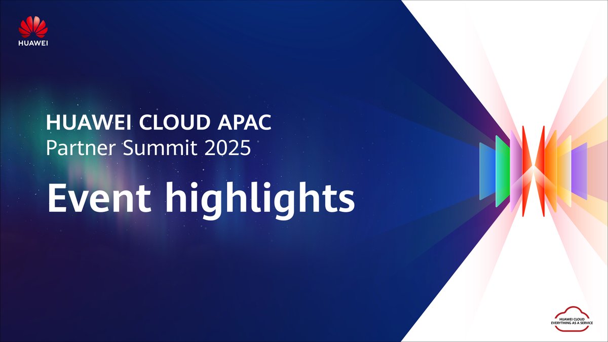 The #Huawei Cloud APAC Partner Summit 2025 was a great success! #HuaweiCloud is grateful for the 400+ partners and leaders from the Asia Pacific region who joined us in Phuket. Thank you for your tremendous support. Watch to enjoy the most memorable moments from the summit, and let's continue to #GoTogetherGrowTogether! Learn more about #HuaweiCloudAPACPartnerSummit2025: #HuaweiCloudAPAC