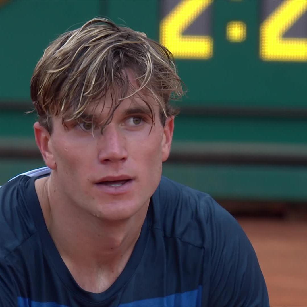 Draper digs deep 🫡 Number 5 seed jack draper comes from a set down to defeat Moutet 1-6 6-4 6-3 #IBI25
