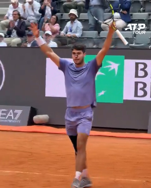 Gladiator aura 😤 Carlos Alcaraz | Internazionali BNL d'Italia | #IBI25