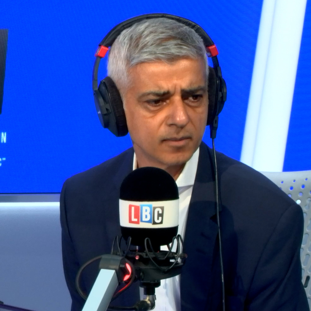 ’Is it genocide?… Can you say the word?’ Caller Hassan wants a straight answer from Sadiq Khan on Israel and Gaza.