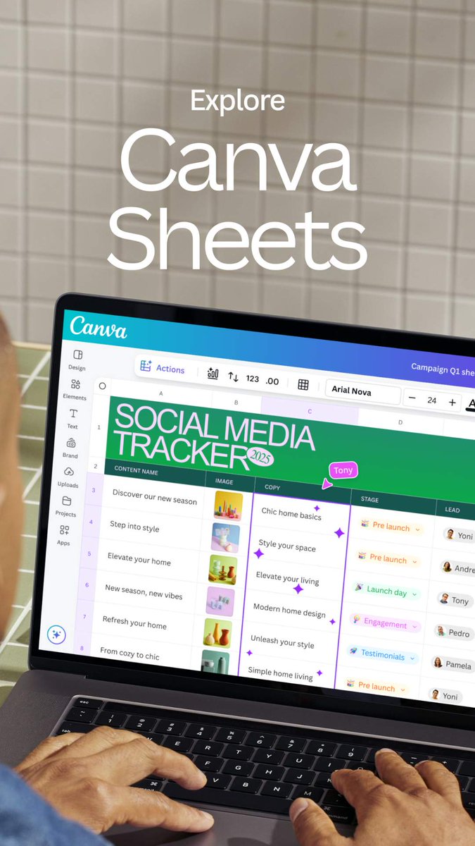 The rumors are true. Spreadsheets have undergone a revolution. 📊 Who knew data and content could be THIS easy? ✨