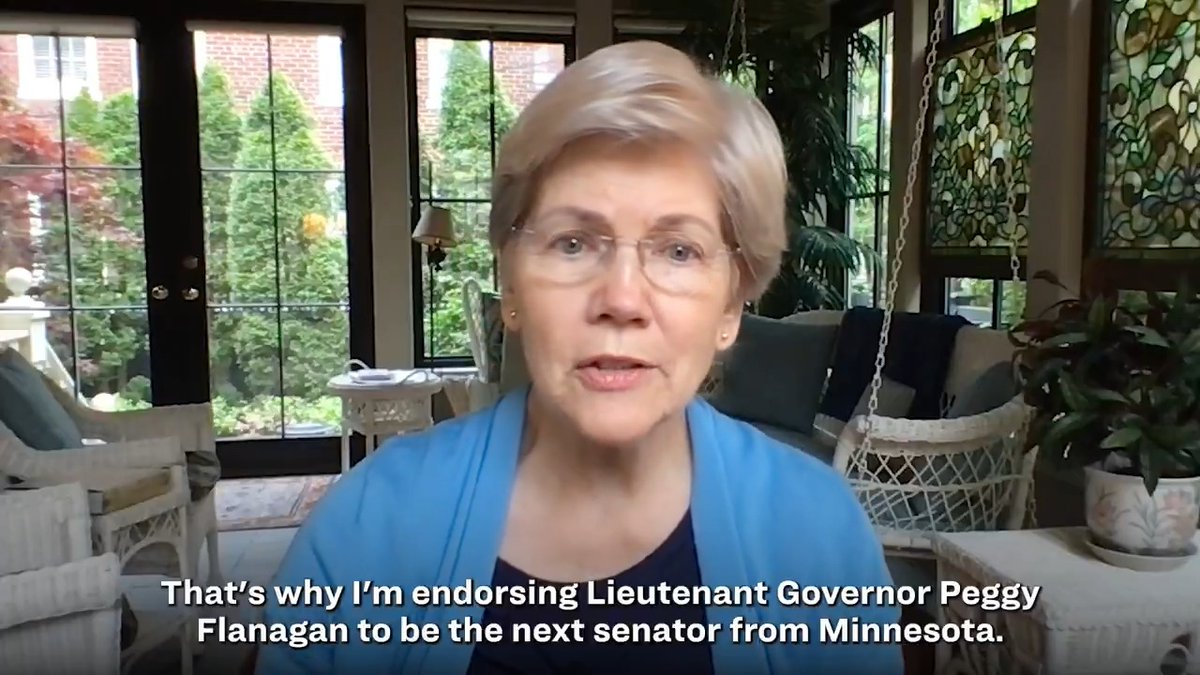We need Democrats in the Senate who are ready to fight with everything they’ve got for working families. That’s why I’m endorsing @PeggyFlanagan to be the next U.S. senator from Minnesota.