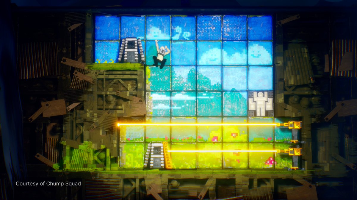 Unreal Engine 5's feature set enabled small indie team Chump Squad(Gwen Frey) to design and deliver their uniquely themed puzzle experience🧩 The game began development on UE4, but the transition to UE5 took the team less than a week of effort. Find out how the satirical sci-fi puzzler came together and why the themes of AI, surveillance and game testing were important to the game's narrative:
